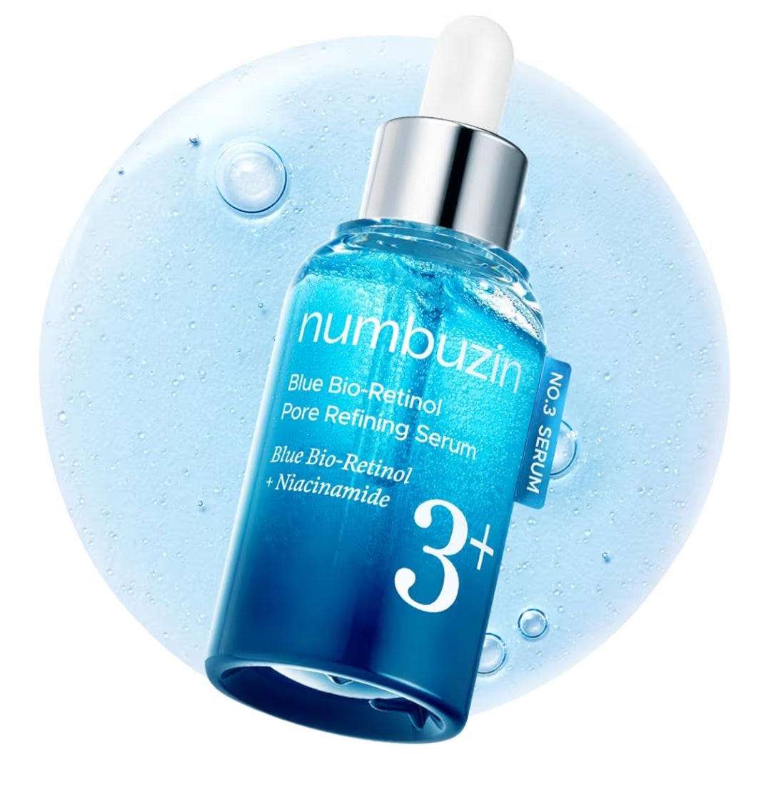 Numbuzin 3+ Blue Bio-Retinol Pore Refining Serum 30ml