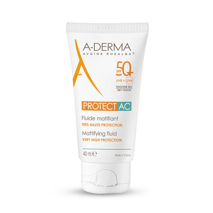 A_DERMA sunscreen Mattifying Fluid Spf 50 ( 40ML)