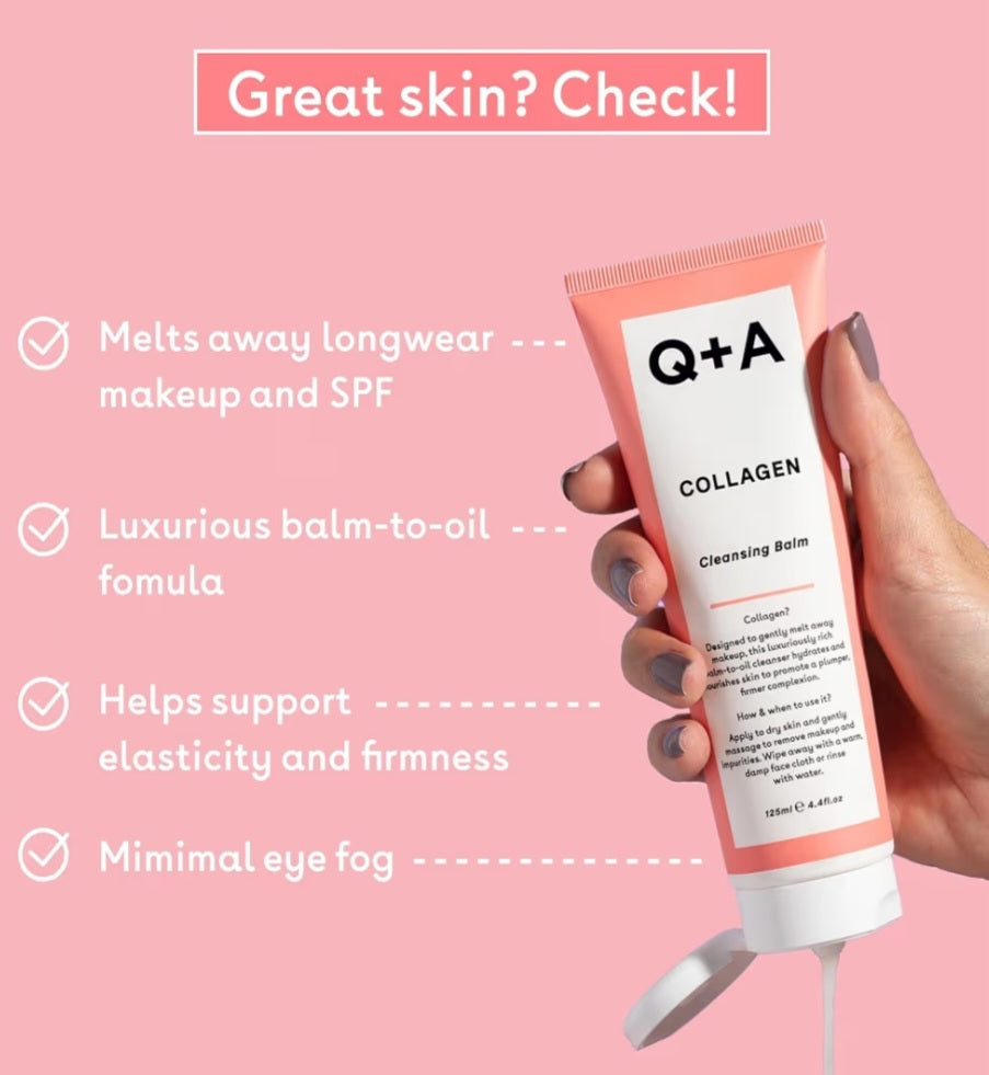 The Q+A Collagen Cleansing Balm
