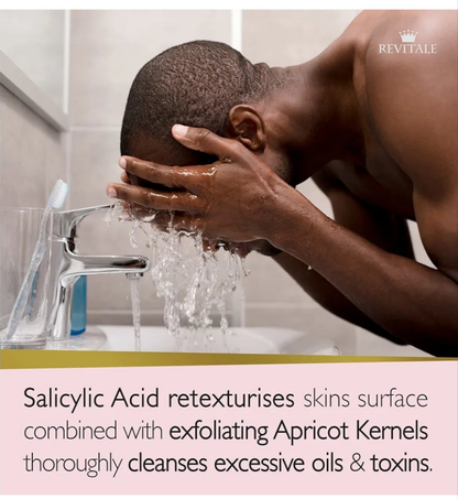 Revitale Salicylic Acid Scrub Soap, Pore Exfoliating, Softening Skin, Anti-Blemish