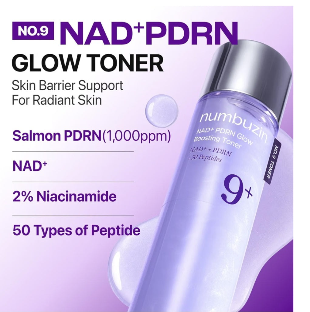 Numbuzin No.9 NAD+ PDRN Glow Boosting Toner