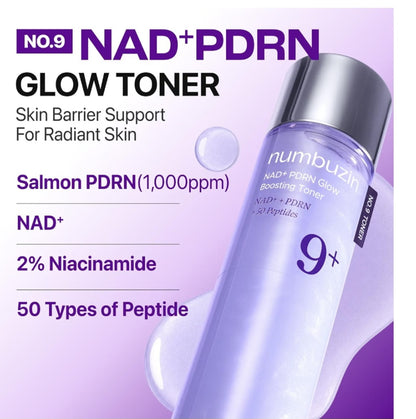 Numbuzin No.9 NAD+ PDRN Glow Boosting Toner