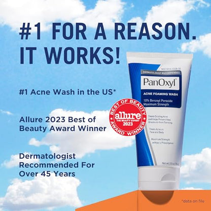 PanOxyl 10%  Acne Washing Foam