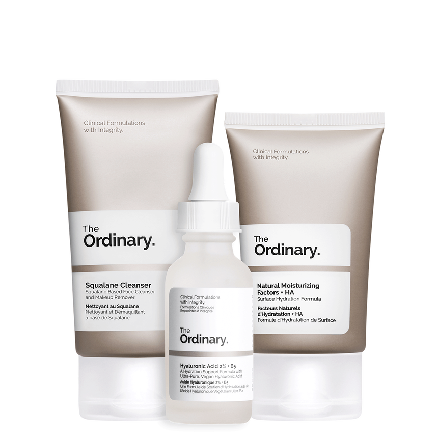 The Daily Set                   ( cleanser 50ml, hyarulonic acid 30ml; natural moisturizer +ha 30ml)