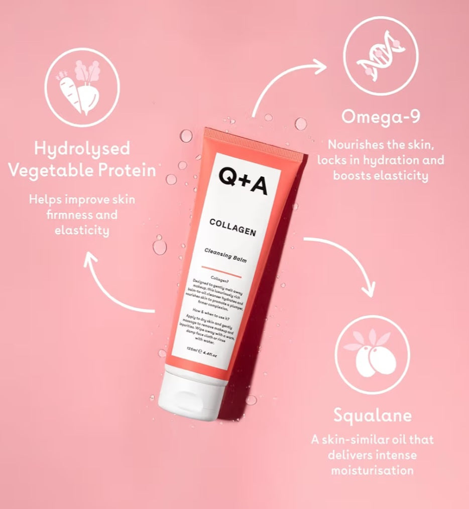 The Q+A Collagen Cleansing Balm