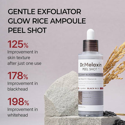 Dr.Melaxin
Peel Shot Exfoliant Black Rice Ampoule