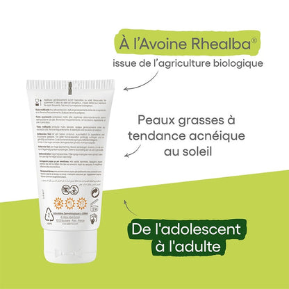 A_DERMA  sunscreen      Mattifying Fluid Spf 50 ( 40ML)