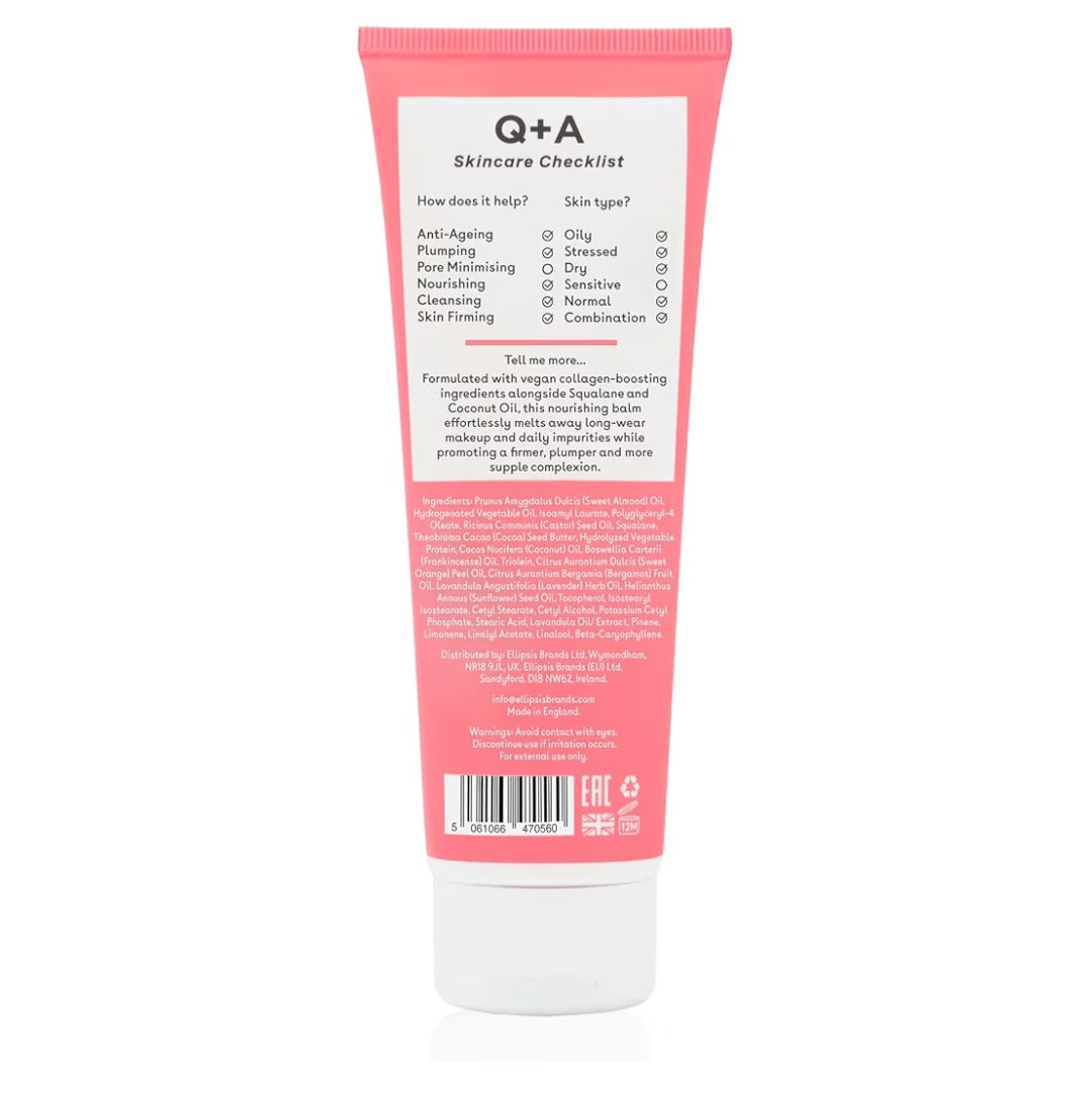 The Q+A Collagen Cleansing Balm