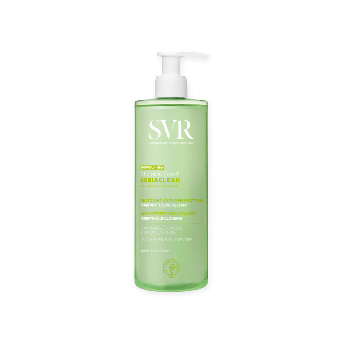 SVR SEBIACLEAR CLEANSING GEL 400ML