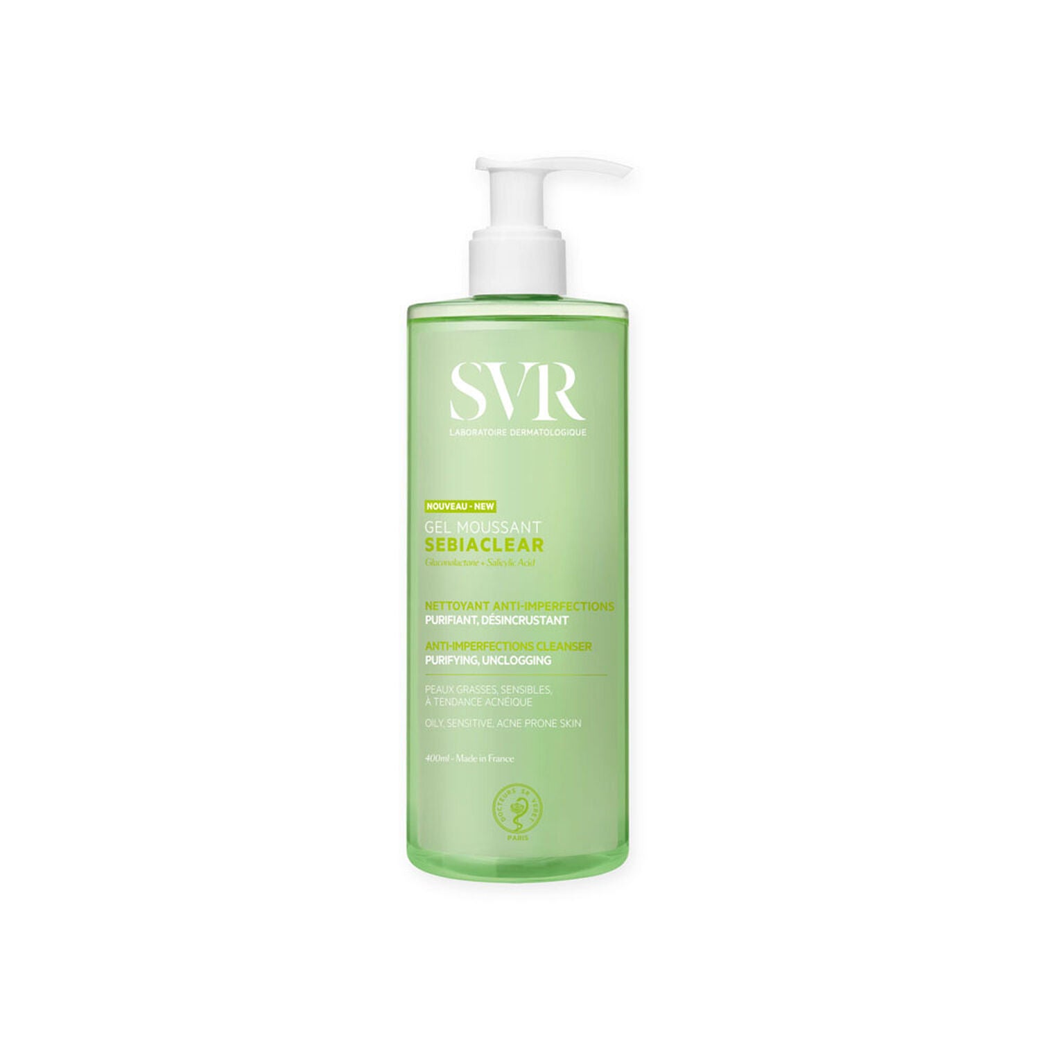SVR SEBIACLEAR CLEANSING GEL 400ML