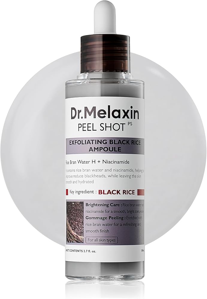Dr.Melaxin
Peel Shot Exfoliant Black Rice Ampoule